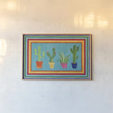 Mucho Caliente V by Farida Zaman. shown as a paper print in a natural frame. Available as a archival giclee rolled canvas, fine art paper, or poster print. SKU 78253i.