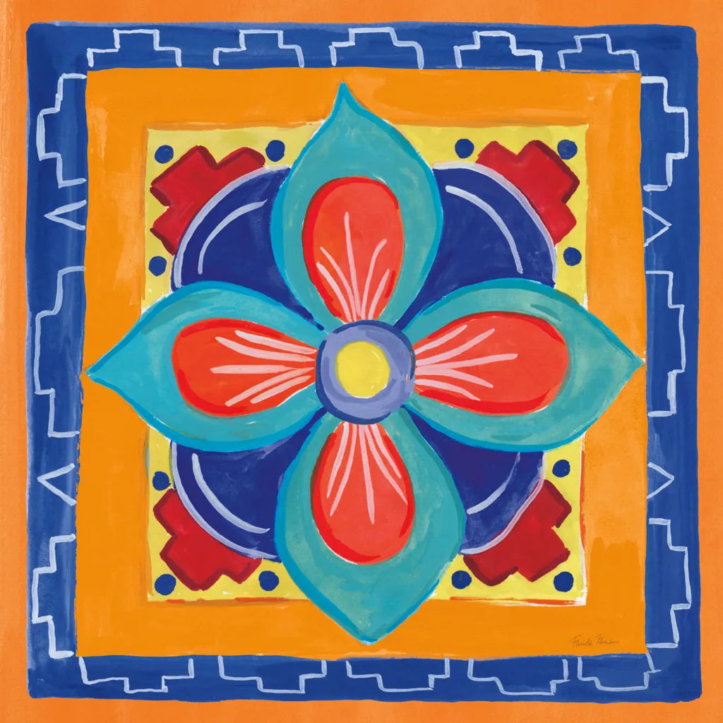 Mucho Caliente VI by Farida Zaman. SKU 78254a. Archival Giclee Fine art print for wall decor.