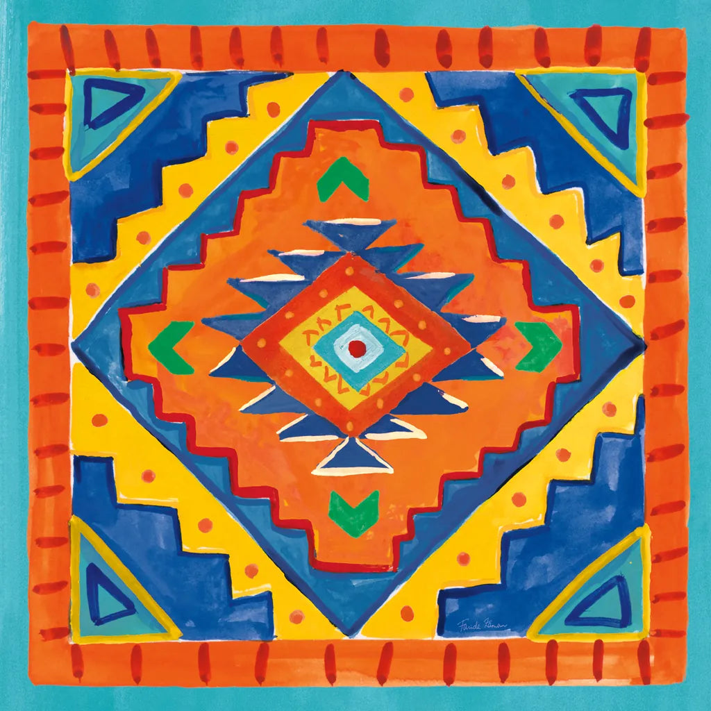 Mucho Caliente VIII by Farida Zaman. SKU 78256a. Archival Giclee Fine art print for wall decor.