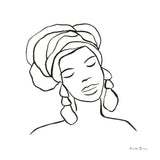 Muse I by Farida Zaman. SKU 68001a. Archival Giclee Fine art print for wall decor.