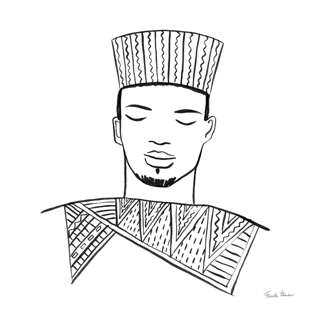 Muse III by Farida Zaman. SKU 68733a. Archival Giclee Fine art print for wall decor.