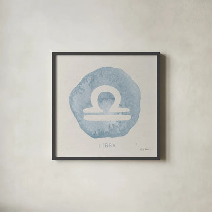 Mystic Zodiac VII by Farida Zaman. Shown in a sleek black glass frame for a contemporary gallery look. Available as an archival giclee rolled canvas, fine art paper, or poster print. SKU 73786a.