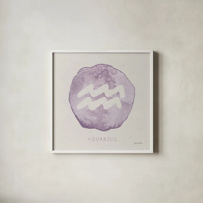 Mystic Zodiac XI by Farida Zaman. Shown in a crisp white glass frame for a clean and minimalist style. Available as an archival giclee rolled canvas, fine art paper, or poster print. SKU 73797a.