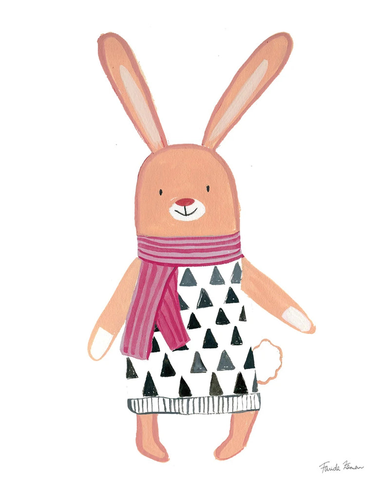 Neighborhood Pals IX Pink by Farida Zaman