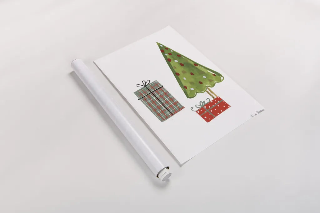 North Pole Pals III by Farida Zaman. shown as a rolled paper print. Available as archival giclee rolled canvas, fine art paper, or poster print. SKU 65613h.