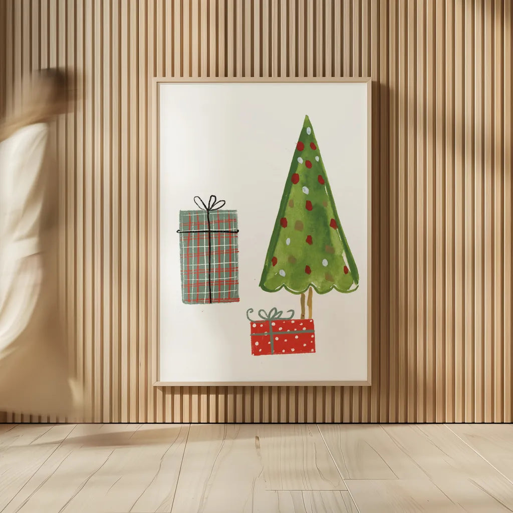 North Pole Pals III by Farida Zaman. shown as over sized large wall art. Available as an archival giclee rolled canvas, fine art paper, or poster print. SKU 65613h.