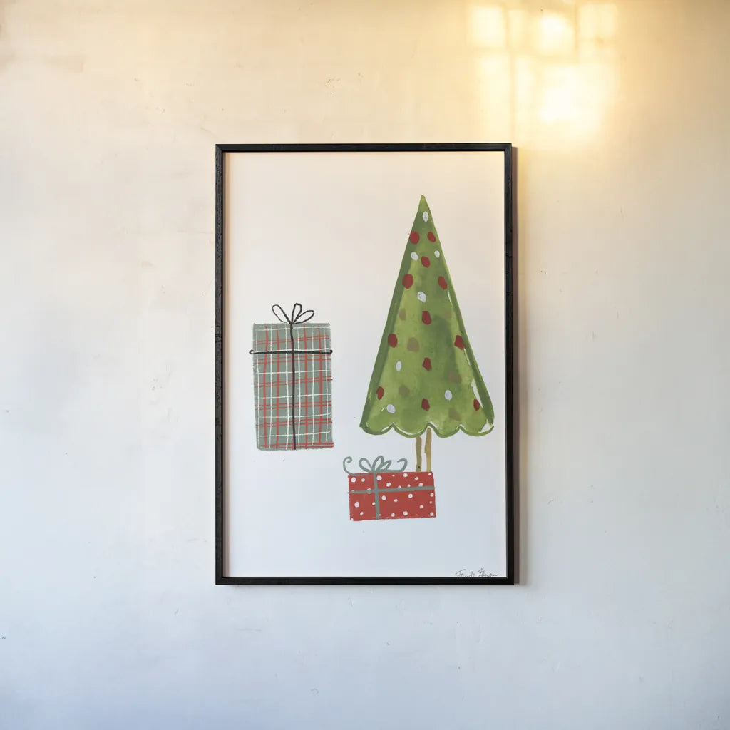 North Pole Pals III by Farida Zaman. shown as a paper print in a black flame. Available as a archival giclee rolled canvas, fine art paper, or poster print. SKU 65613h.