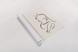 Nude II by Farida Zaman. shown as a rolled paper print. Available as archival giclee rolled canvas, fine art paper, or poster print. SKU 86259h.
