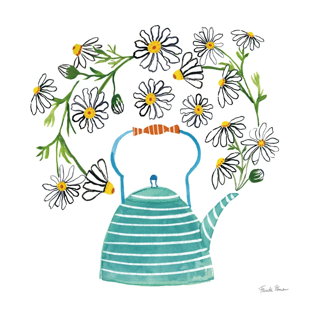 Organic Tea I by Farida Zaman. SKU 61864a. Archival Giclee Fine art print for wall decor.