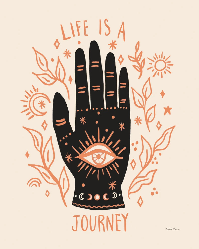 Palm Reading I Neutral by Farida Zaman