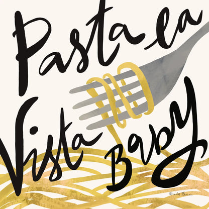 Pasta Italiana VI by Farida Zaman. SKU 90361a. Archival Giclee Fine art print for wall decor.