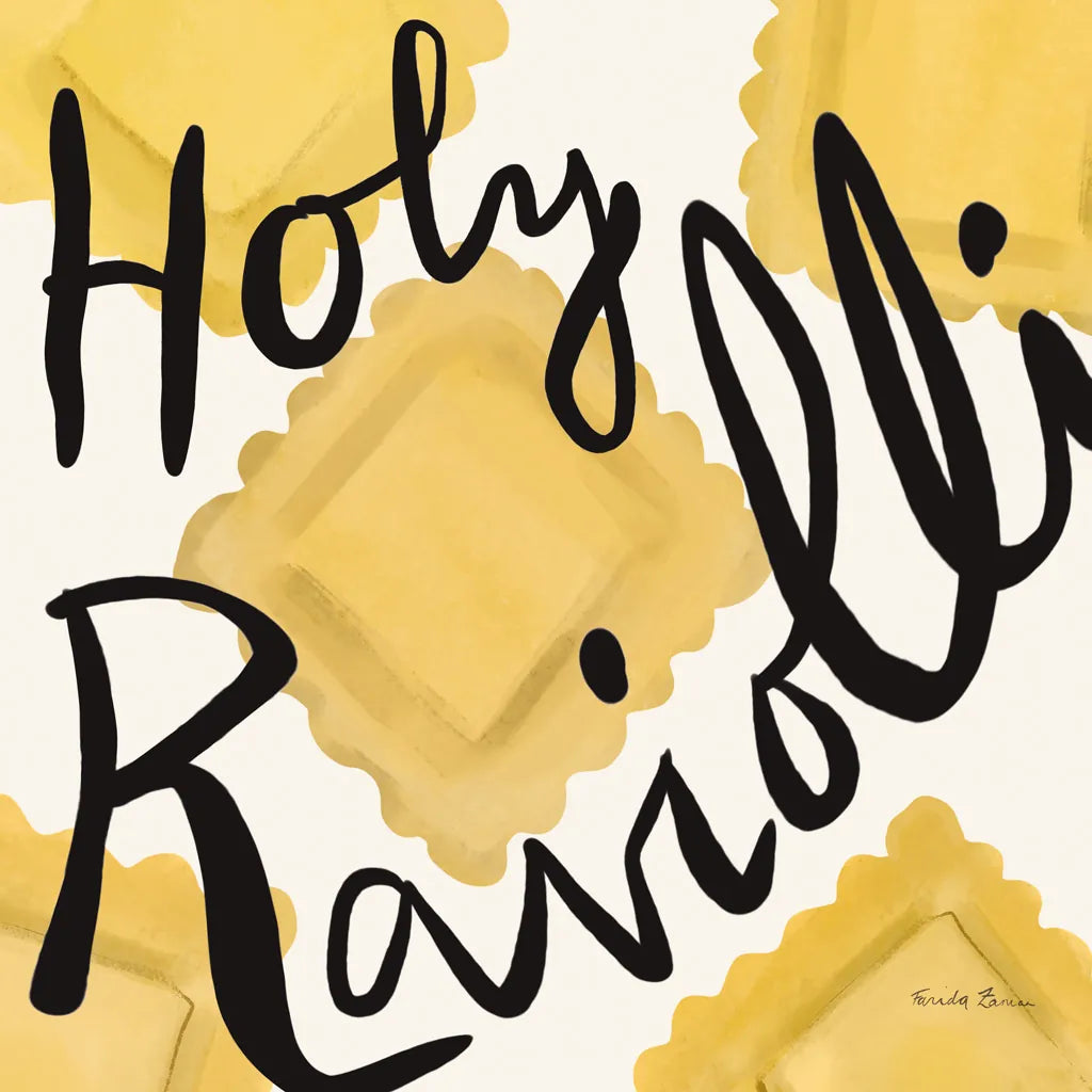 Pasta Italiana VII by Farida Zaman. SKU 90362a. Archival Giclee Fine art print for wall decor.