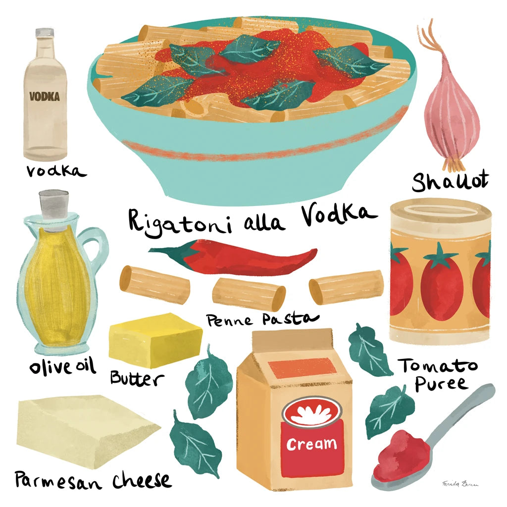 Pasta Italiana XVI by Farida Zaman