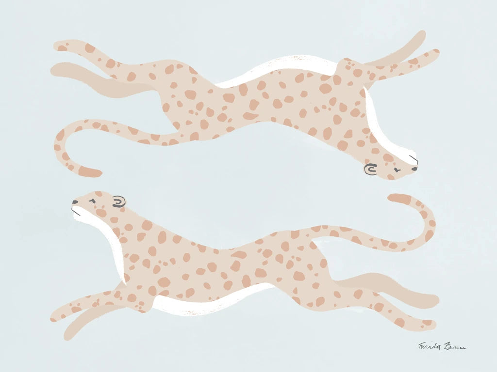 Pastel Cheetah by Farida Zaman
