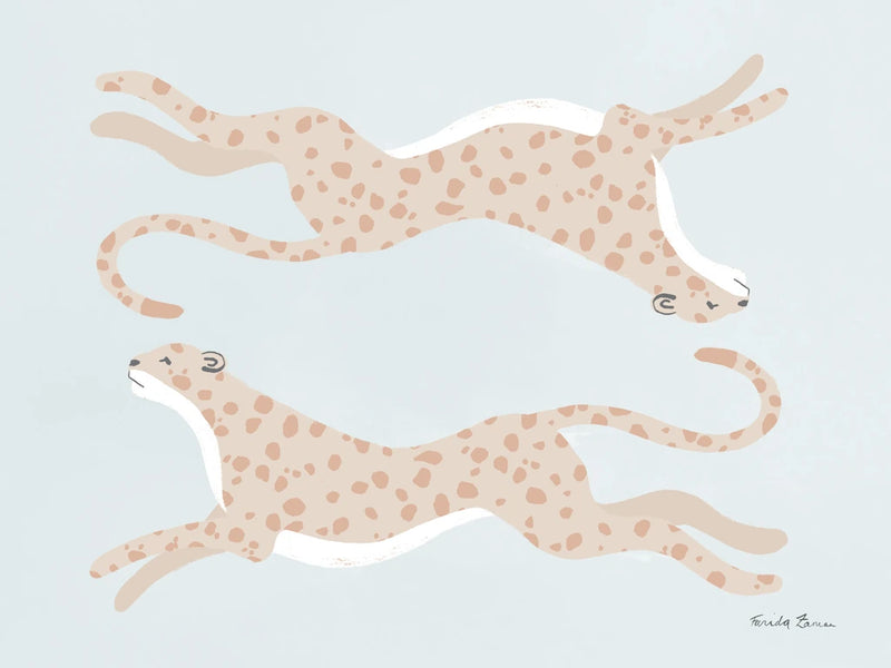 Pastel Cheetah by Farida Zaman
