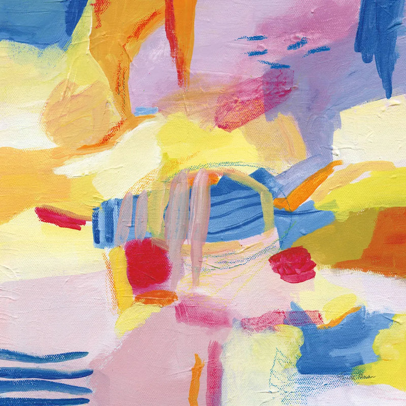 Pastel Shades Abstract by Farida Zaman. SKU 68057a. Archival Giclee Fine art print for wall decor.