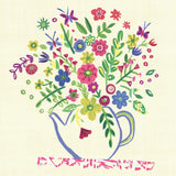 Pastel Summer Florals II by Farida Zaman. SKU 33056a. Archival Giclee Fine art print for wall decor.