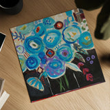Picasso Vibe by Farida Zaman. Shown as a detailed flat fine art print, highlighting archival giclee quality. Available as an archival giclee rolled canvas, fine art paper, or poster print. SKU 38703a.