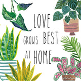 Plant Home III by Farida Zaman. SKU 70162a. Archival Giclee Fine art print for wall decor.