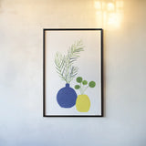 Potted I Crop by Farida Zaman. shown as a paper print in a black flame. Available as a archival giclee rolled canvas, fine art paper, or poster print. SKU 65388h.