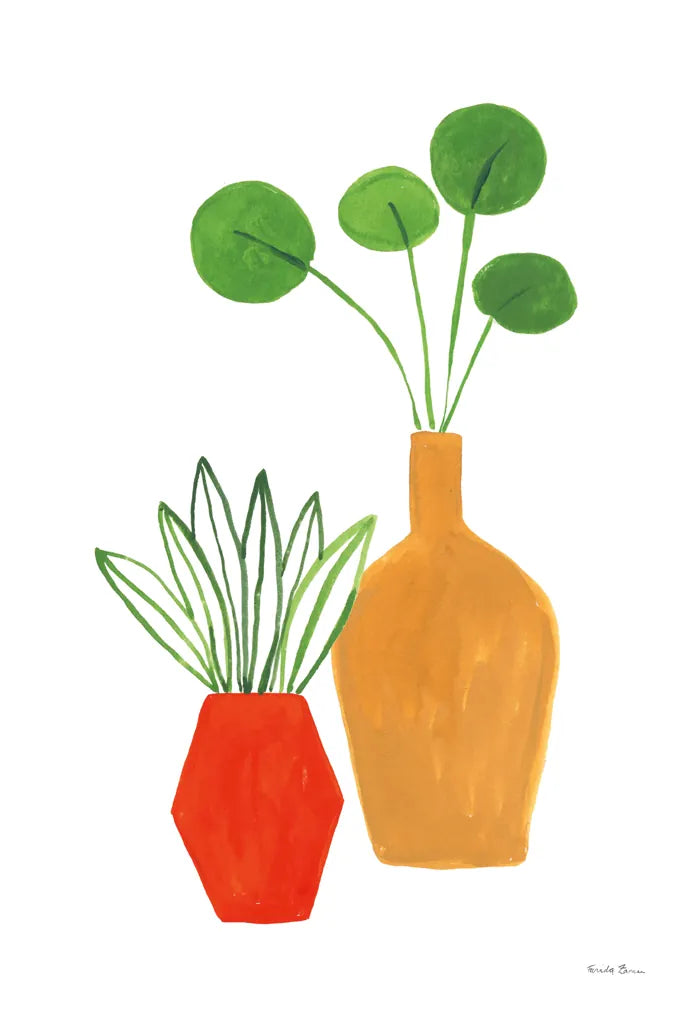 Potted II Crop by Farida Zaman. SKU 65389h. Archival Giclee Fine art print for wall decor.