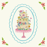 Pretty Cake II by Farida Zaman. SKU 101159a. Archival Giclee Fine art print for wall decor.
