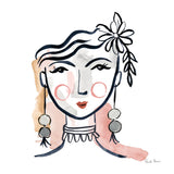 Pretty Faces I Soft by Farida Zaman. SKU 71608a. Archival Giclee Fine art print for wall decor.
