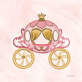 Pretty Princess Carriage by Farida Zaman. SKU 90005a. Archival Giclee Fine art print for wall decor.