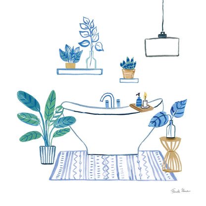 Relax II by Farida Zaman. SKU 62672a. Archival Giclee Fine art print for wall decor.