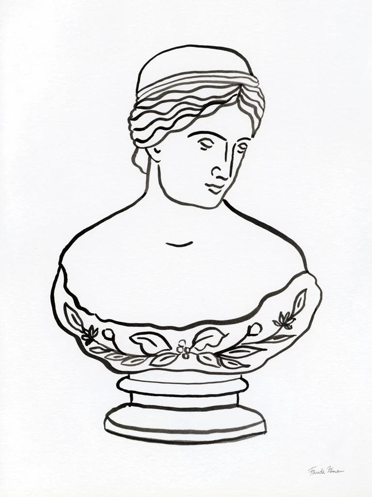 Roman Bust I by Farida Zaman