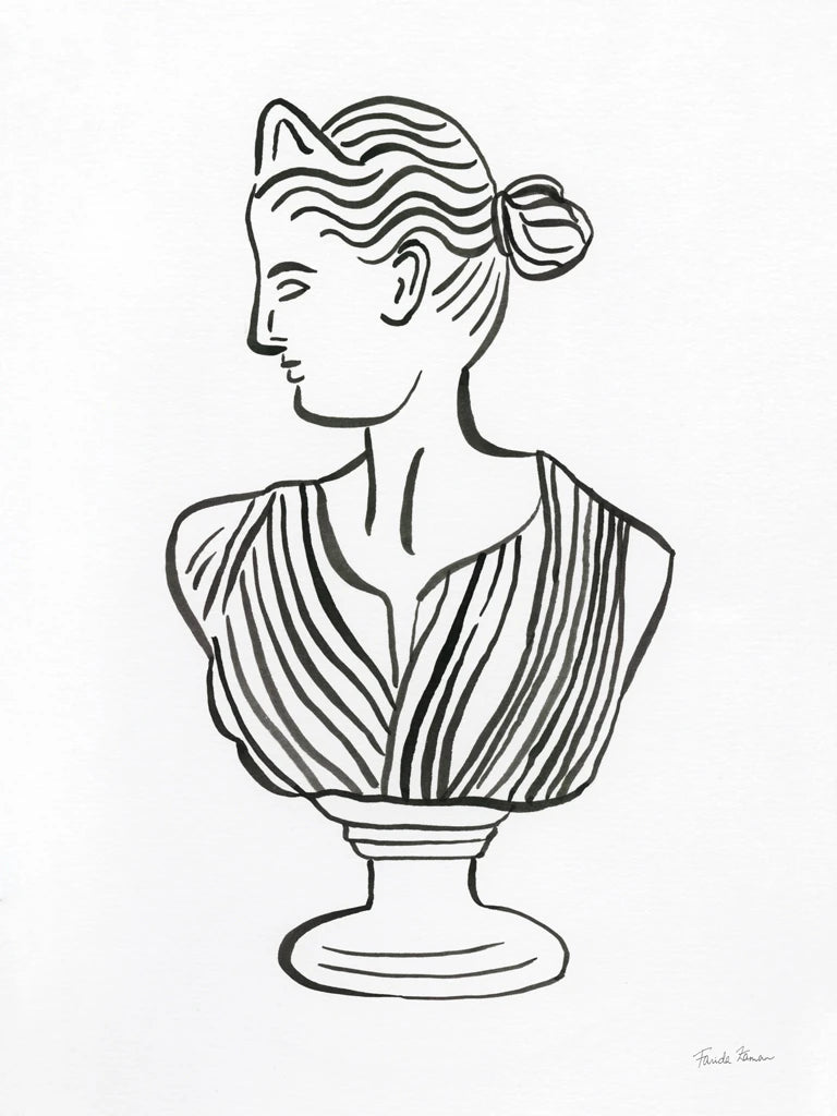 Roman Bust II by Farida Zaman