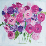 Roses are Pink by Farida Zaman. SKU 60952a. Archival Giclee Fine art print for wall decor.