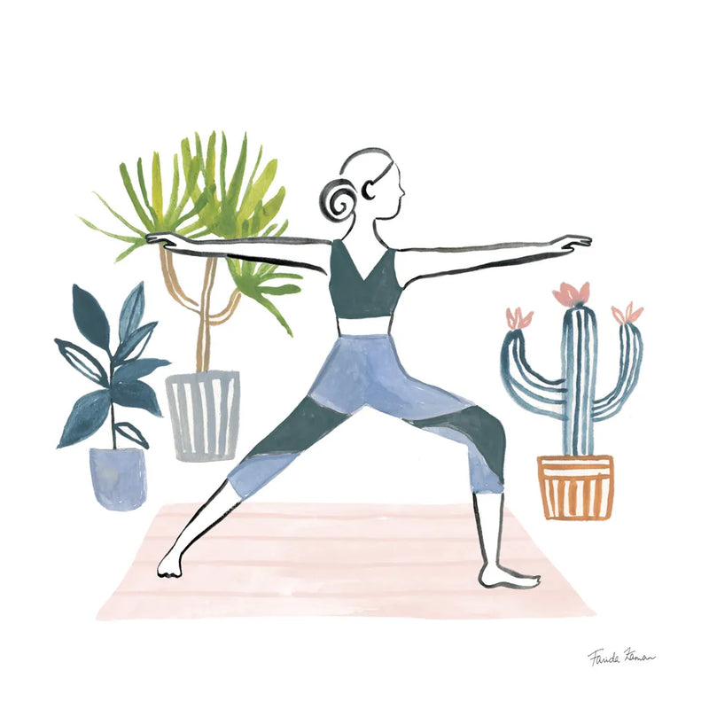 Self Care I by Farida Zaman. SKU 63742a. Archival Giclee Fine art print for wall decor.