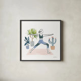 Self Care I by Farida Zaman. Shown in a sleek black glass frame for a contemporary gallery look. Available as an archival giclee rolled canvas, fine art paper, or poster print. SKU 63742a.