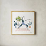Self Care I by Farida Zaman. Shown in a natural wood glass frame for a timeless modern aesthetic. Available as an archival giclee rolled canvas, fine art paper, or poster print. SKU 63742a.