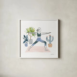 Self Care I by Farida Zaman. Shown in a crisp white glass frame for a clean and minimalist style. Available as an archival giclee rolled canvas, fine art paper, or poster print. SKU 63742a.