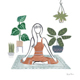 Self Care II by Farida Zaman. SKU 63743a. Archival Giclee Fine art print for wall decor.