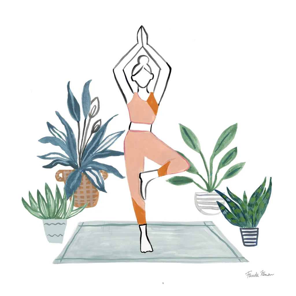 Self Care III by Farida Zaman. SKU 63744a. Archival Giclee Fine art print for wall decor.