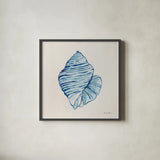 Simple Shore II by Farida Zaman. Shown in a sleek black glass frame for a contemporary gallery look. Available as an archival giclee rolled canvas, fine art paper, or poster print. SKU 99250a.
