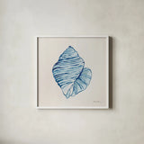 Simple Shore II by Farida Zaman. Shown in a crisp white glass frame for a clean and minimalist style. Available as an archival giclee rolled canvas, fine art paper, or poster print. SKU 99250a.