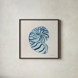 Simple Shore III by Farida Zaman. Shown in a sleek black glass frame for a contemporary gallery look. Available as an archival giclee rolled canvas, fine art paper, or poster print. SKU 99251a.