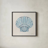 Simple Shore IV by Farida Zaman. Shown in a sleek black glass frame for a contemporary gallery look. Available as an archival giclee rolled canvas, fine art paper, or poster print. SKU 99252a.