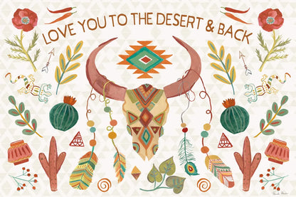 Southwest Vibes I by Farida Zaman. SKU 64511i. Archival Giclee Fine art print for wall decor.