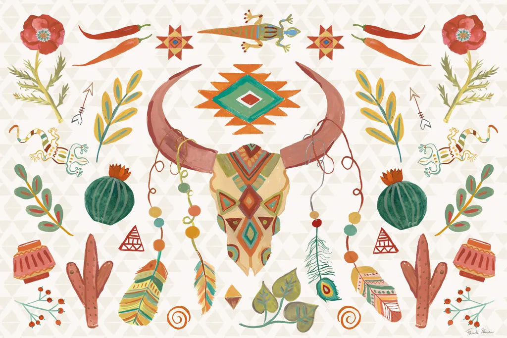 Southwest Vibes I No Words by Farida Zaman. SKU 68756i. Archival Giclee Fine art print for wall decor.