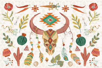 Southwest Vibes I No Words by Farida Zaman. SKU 68756i. Archival Giclee Fine art print for wall decor.