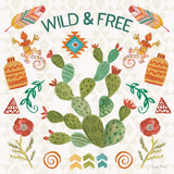 Southwest Vibes III by Farida Zaman. SKU 64513a. Archival Giclee Fine art print for wall decor.