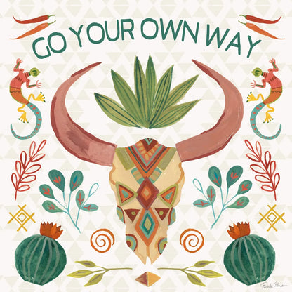 Southwest Vibes V by Farida Zaman. SKU 64515a. Archival Giclee Fine art print for wall decor.