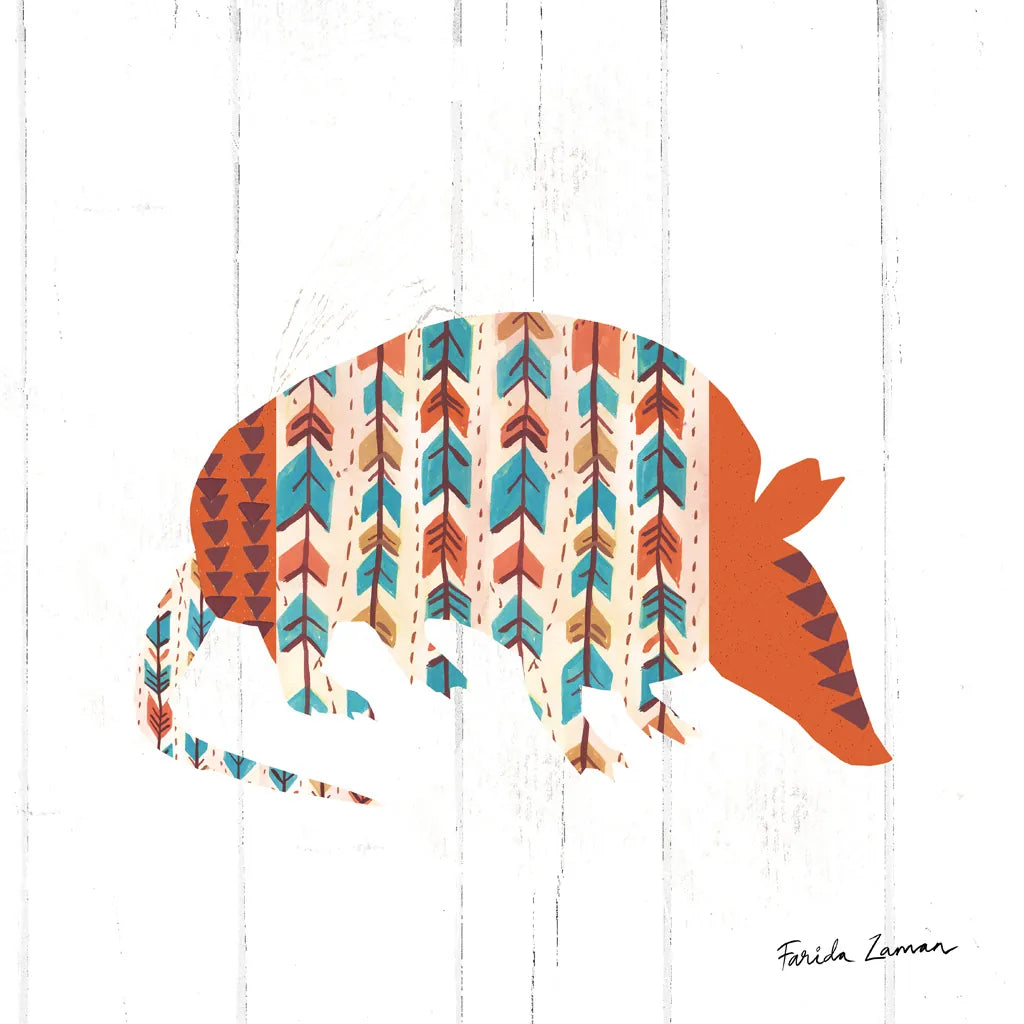 Southwestern Vibes I by Farida Zaman. SKU 36360a. Archival Giclee Fine art print for wall decor.