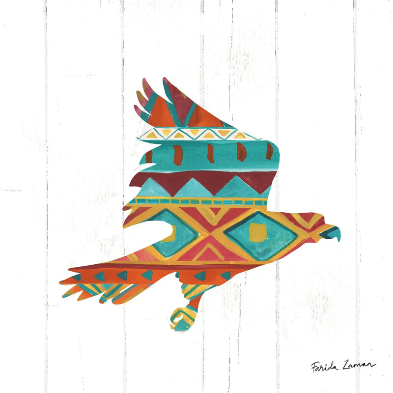 Southwestern Vibes III by Farida Zaman. SKU 36362a. Archival Giclee Fine art print for wall decor.