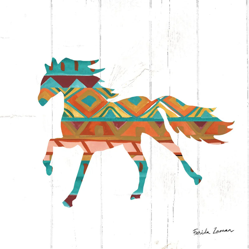 Southwestern Vibes IV by Farida Zaman. SKU 36363a. Archival Giclee Fine art print for wall decor.